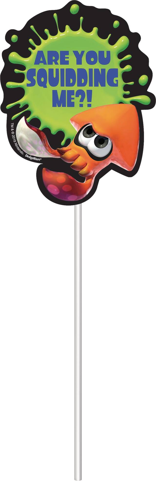 Décoration murale Splatoon avec accessoires photo Front_Flat