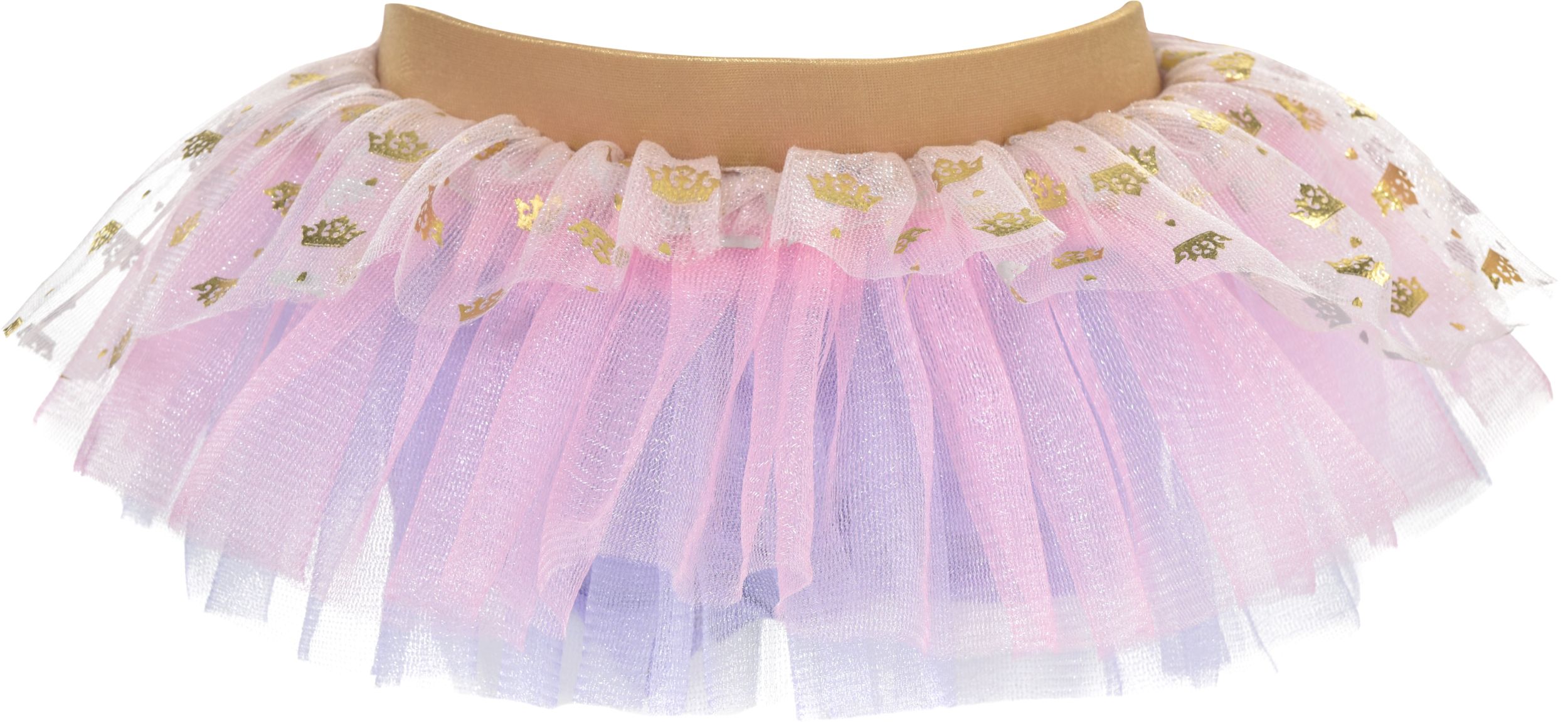 Baby Disney Once Upon a Time Tutu Diaper Cover, Pink/Purple, One Size Front_Flat