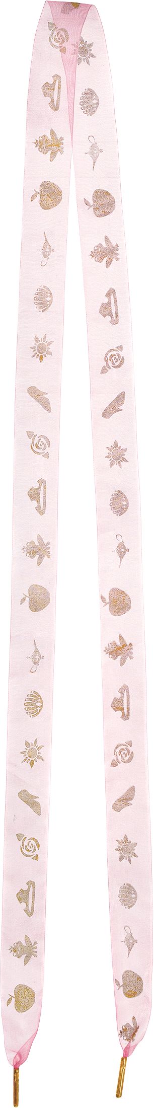 Disney Once Upon a Time Shoe Laces, Pink Overhead_Flat