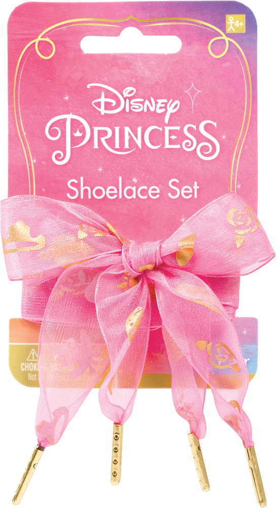 Disney Once Upon a Time Shoe Laces, Pink