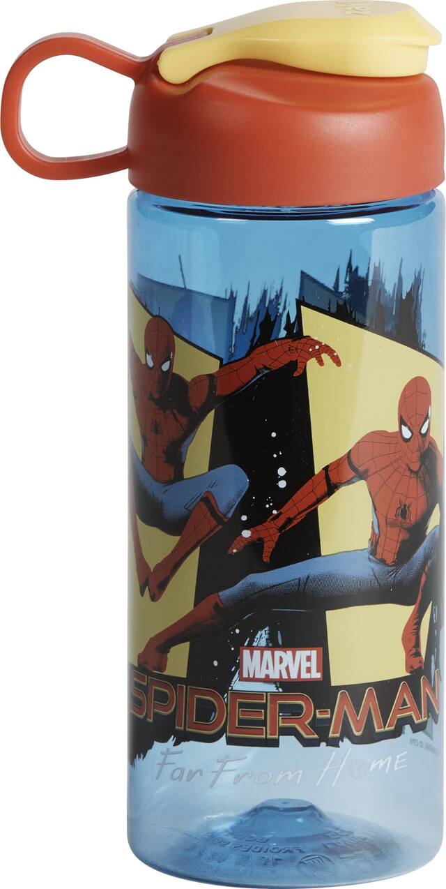 Zak Designs Spiderman Water Bottle Front_Flat