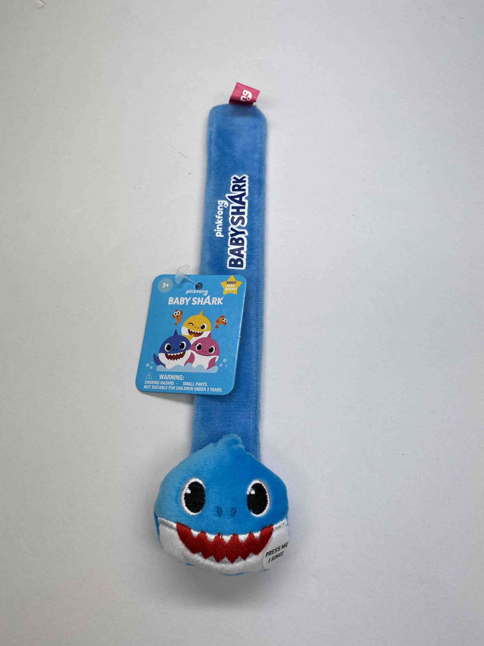 Baby Shark Singing Plush Slap Bracelet Front_Flat