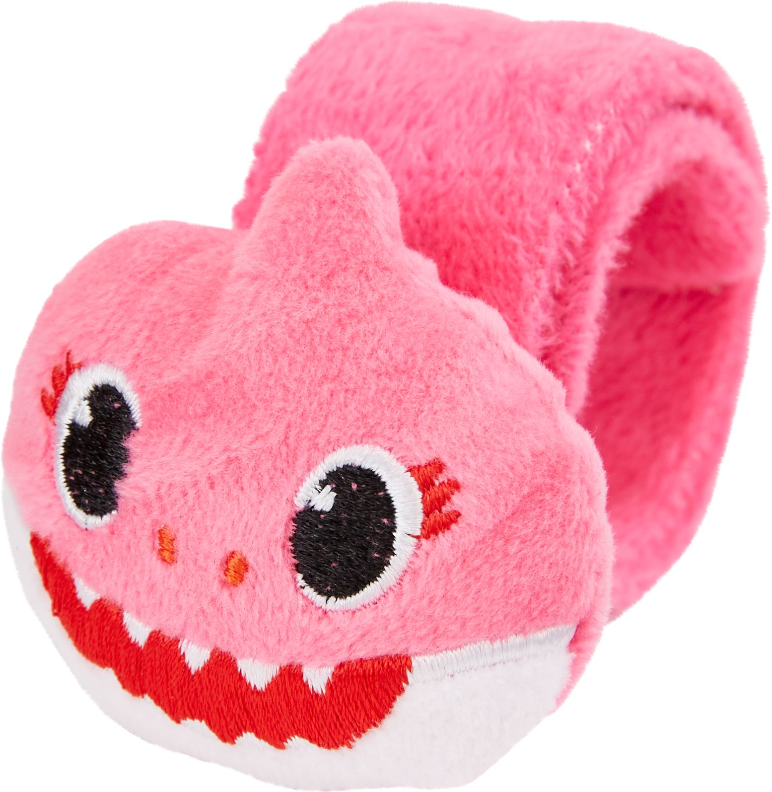 Baby Shark Singing Plush Slap Bracelet Front_Angled_Left