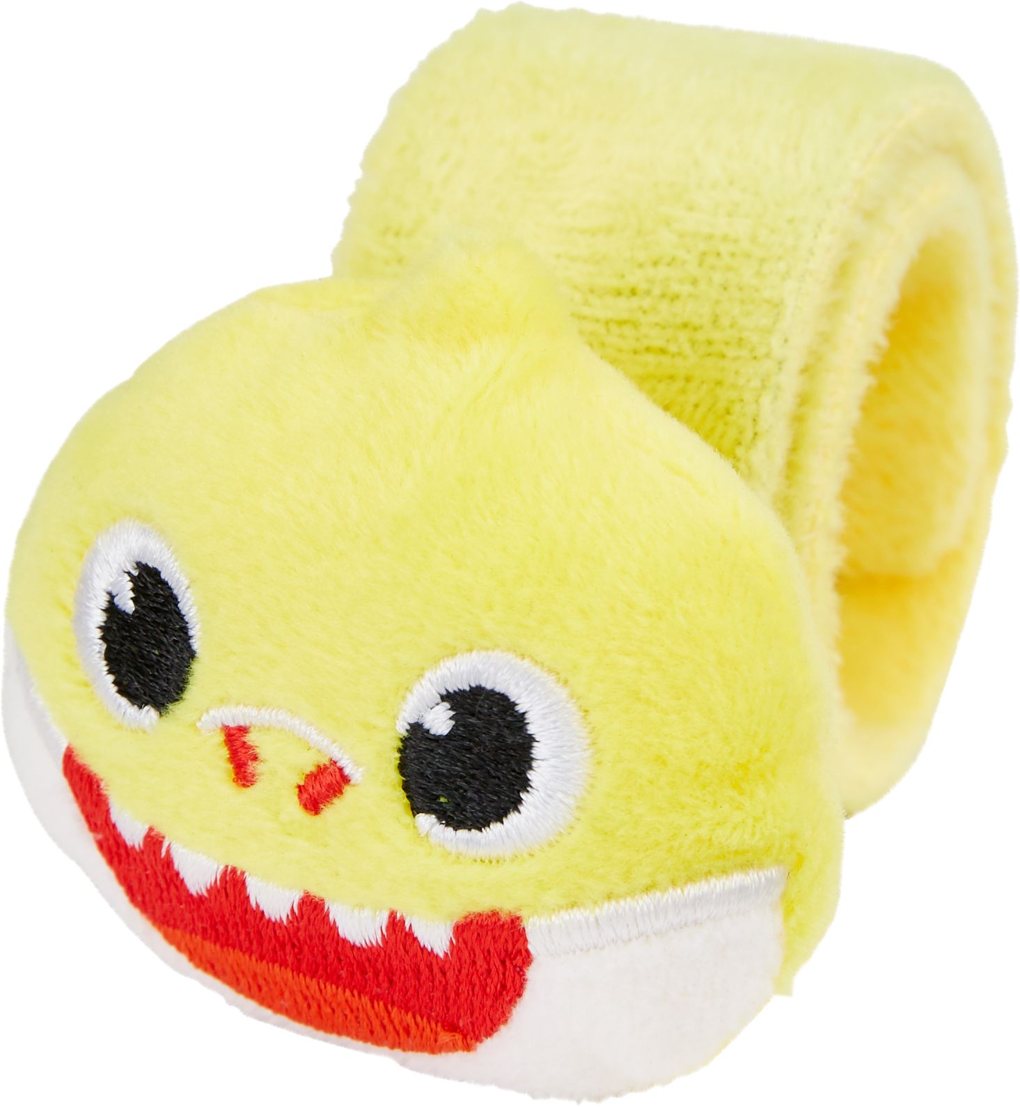 Baby Shark Singing Plush Slap Bracelet Front_Angled_Left