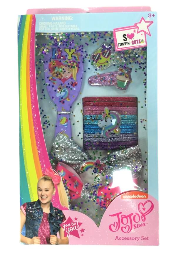 JoJo Siwa Hair Accessory Set, Ages 3+ Front_Flat