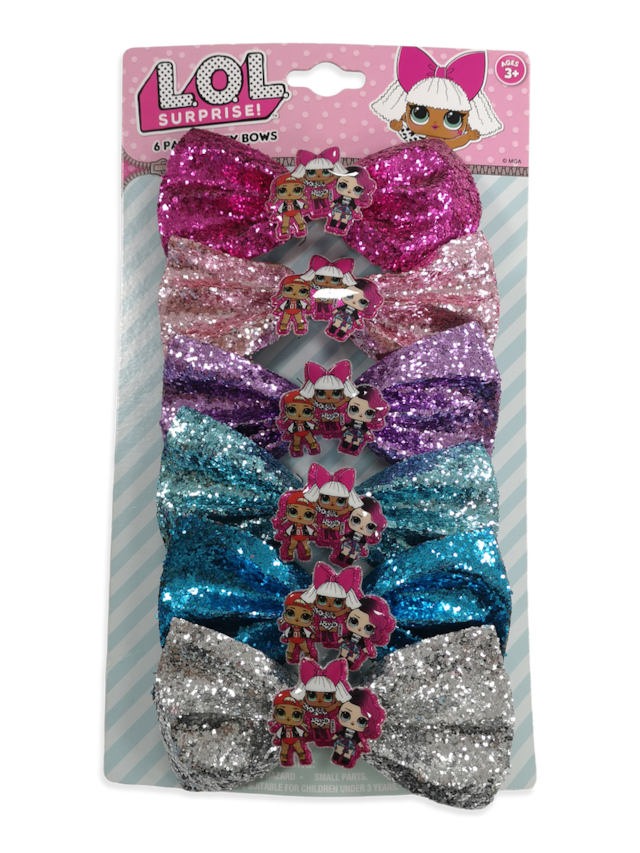 LOL Surprise Glitter Bow Party Pack for Birthday Party Favours, 6-pk ...