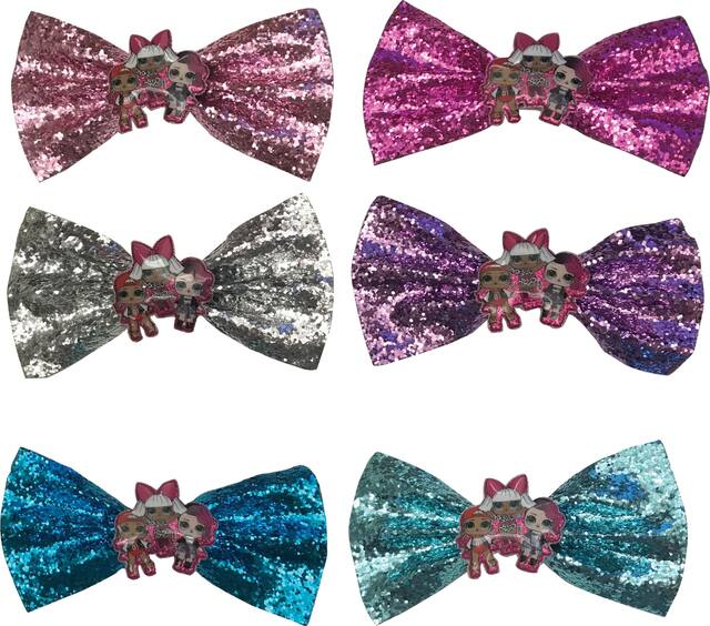 LOL Surprise Glitter Bow Party Pack for Birthday Party Favours, 6-pk, Ages 3+ Front_Flat