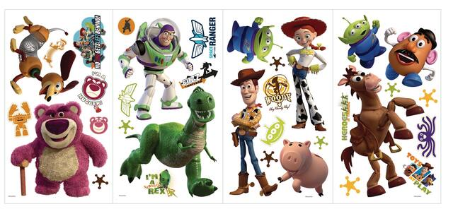 Toy Story 3 Wall Decals Front_Flat