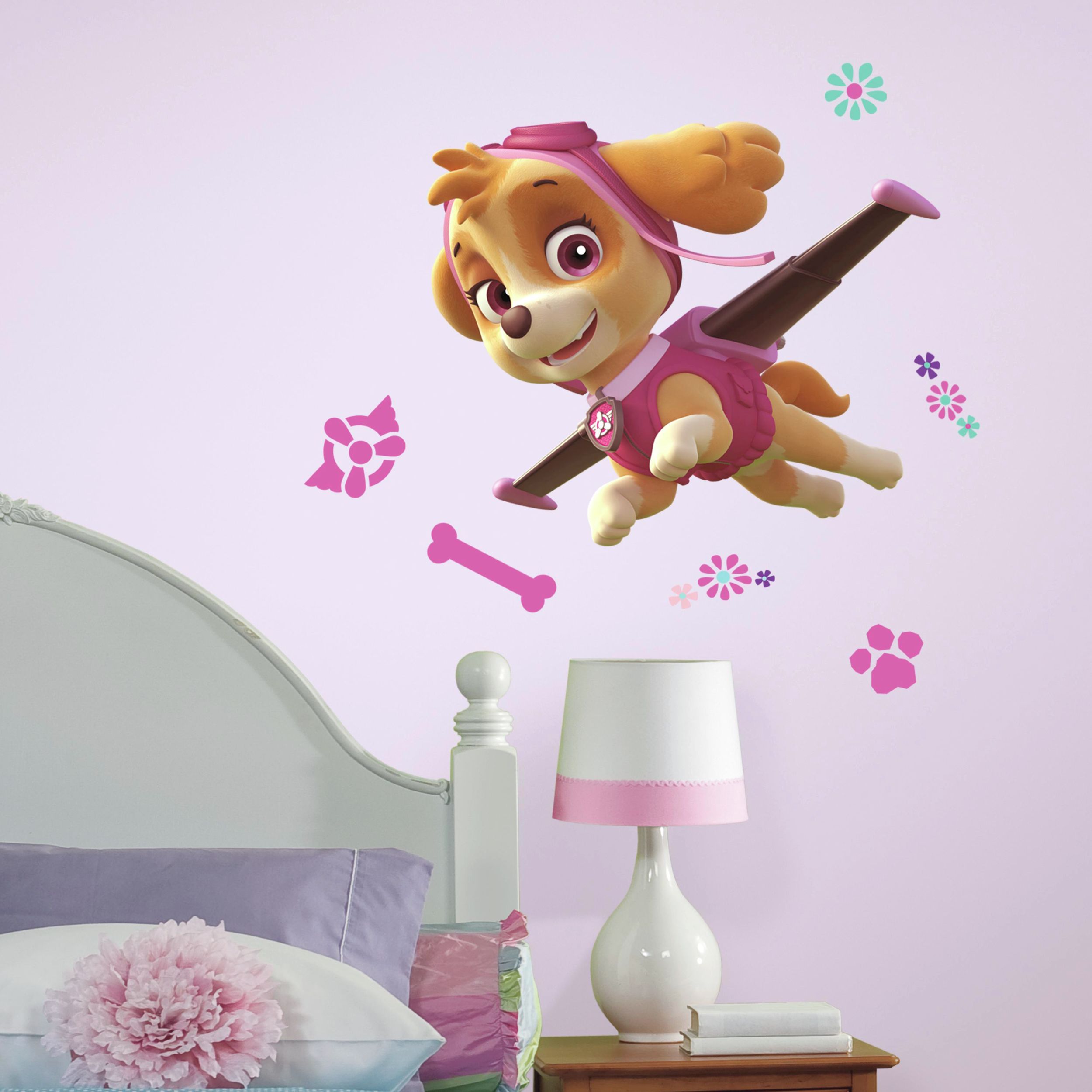 Paw Patrol Skye Giant Wall Decal Front_Flat