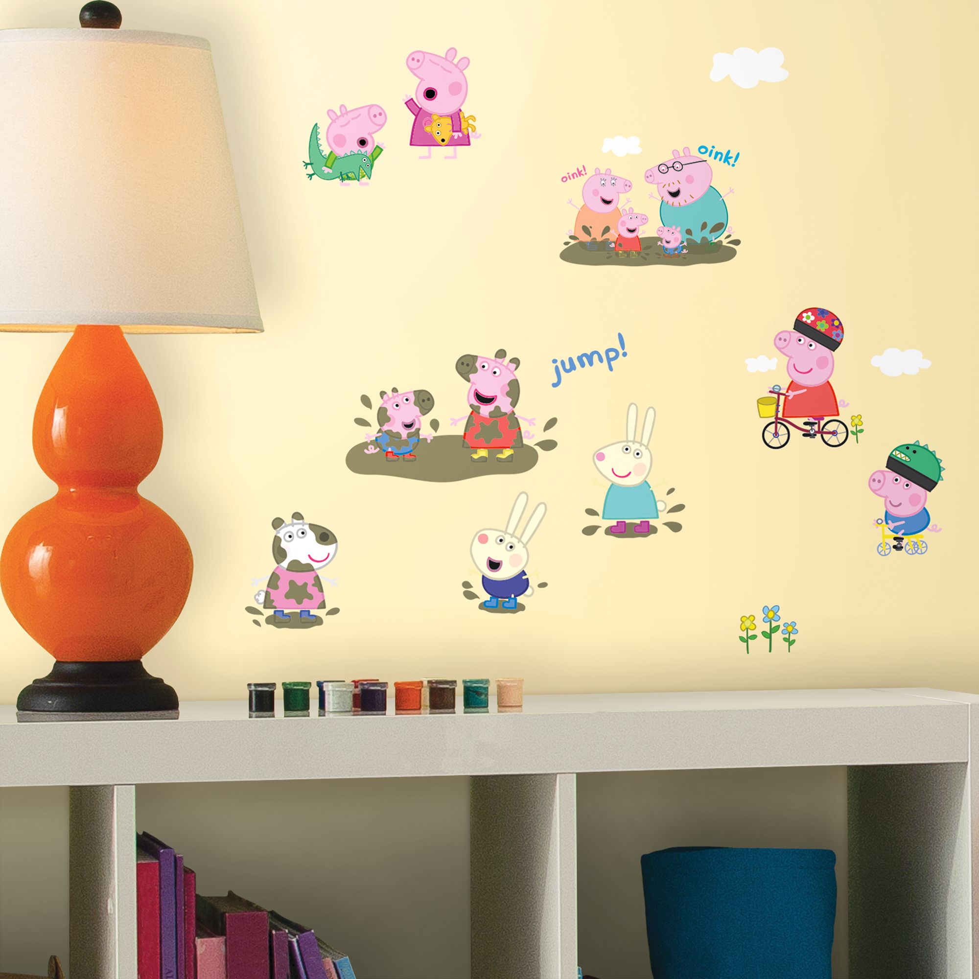 Peppa Pig Wall Decal, 28-pc Composite_or_Mixed