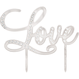 Love Wedding Cake Topper Front_Flat