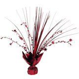 Centre de table fontaine, 12 po, rouge Front_Flat