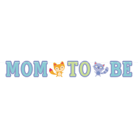Woodland Baby Shower Letter Banners, 2-pcs Front_Flat