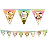 Fisher-Price Jungle Baby Shower Pennant Banner