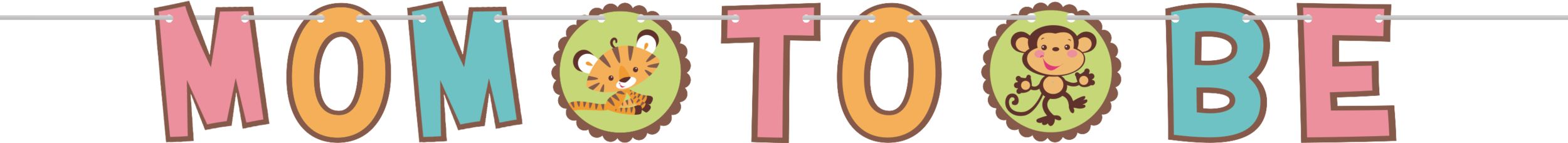 Fisher Price Baby Shower Banners, 2-pc Front_Flat