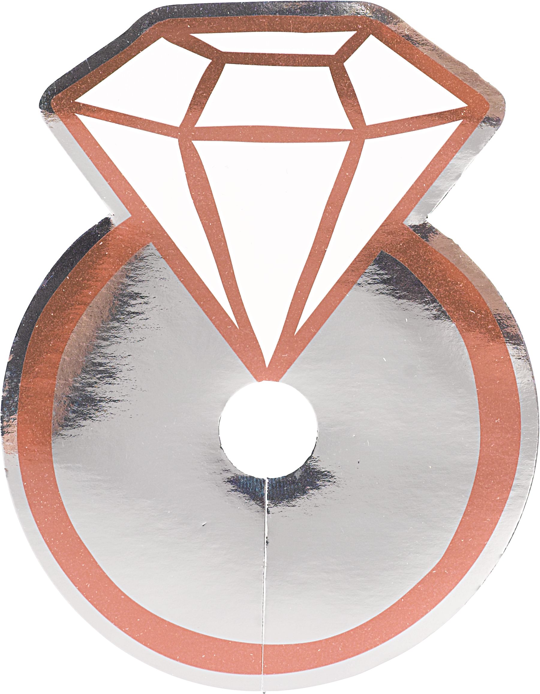 Glass diamond ring clearance