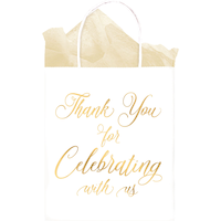 Thank You for Celebrating with Us Gift Bags, 10-pk Front_Flat