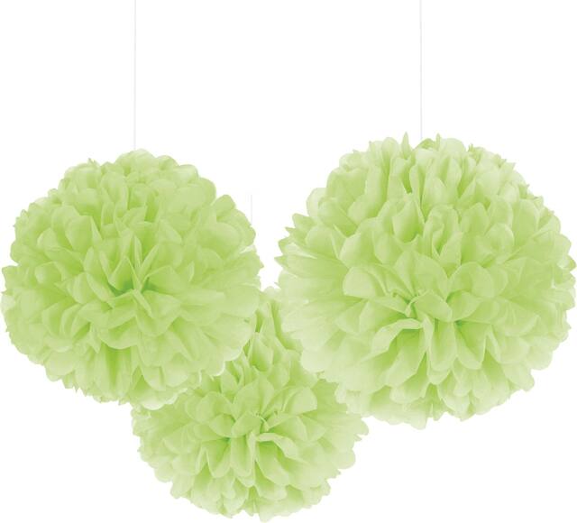 Décoration duvetée, melon miel, paq. 3 Front_Flat