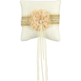 Rustic Ring Bearer Pillow, Tan, One Size, for Wedding Front_Flat