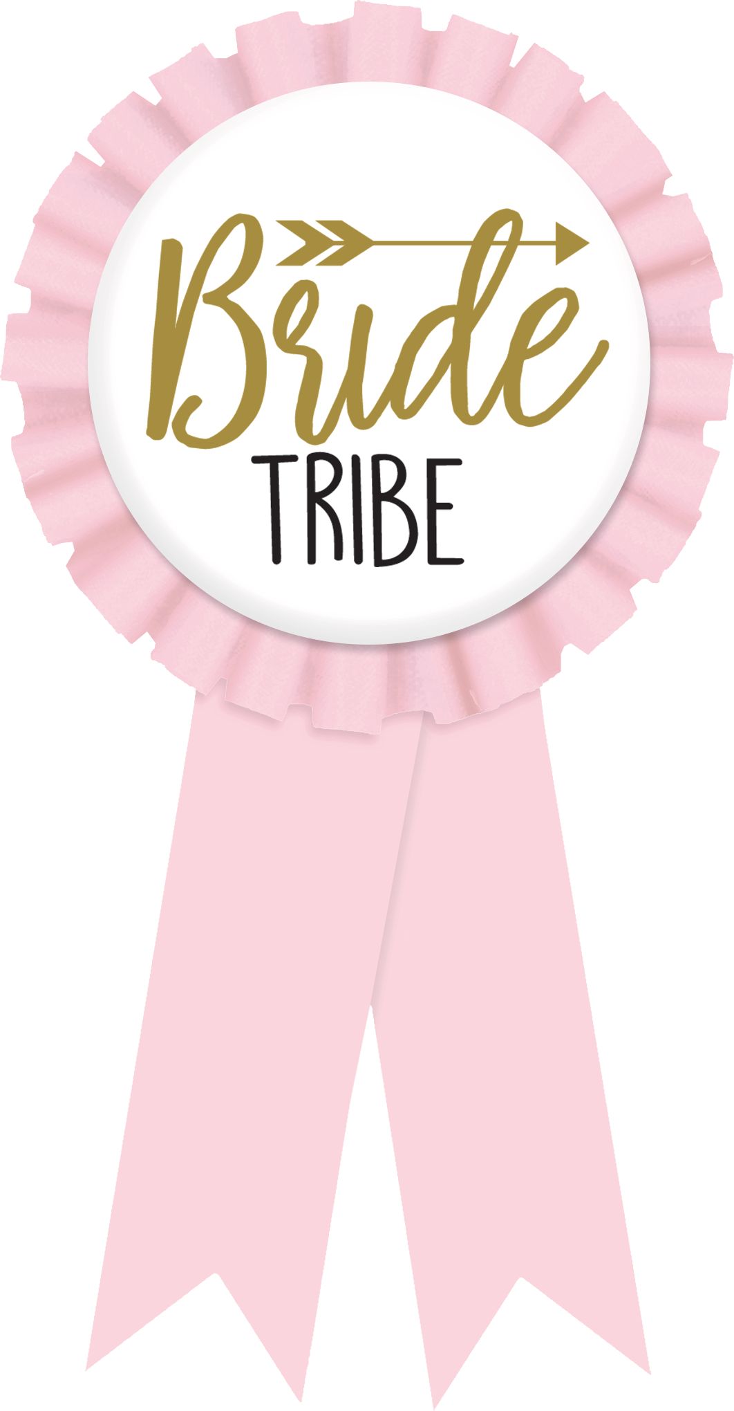 Bride Tribe Bachelorette Party Award Ribbons, 8-pk Front_Flat