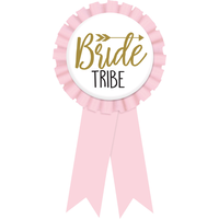 Bride Tribe Bachelorette Party Award Ribbons, 8-pk Front_Flat