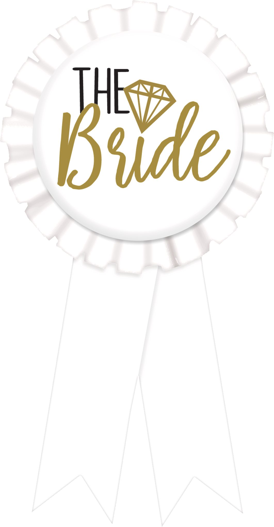 Bride Tribe Bachelorette Party Award Ribbons, 8-pk Front_Flat