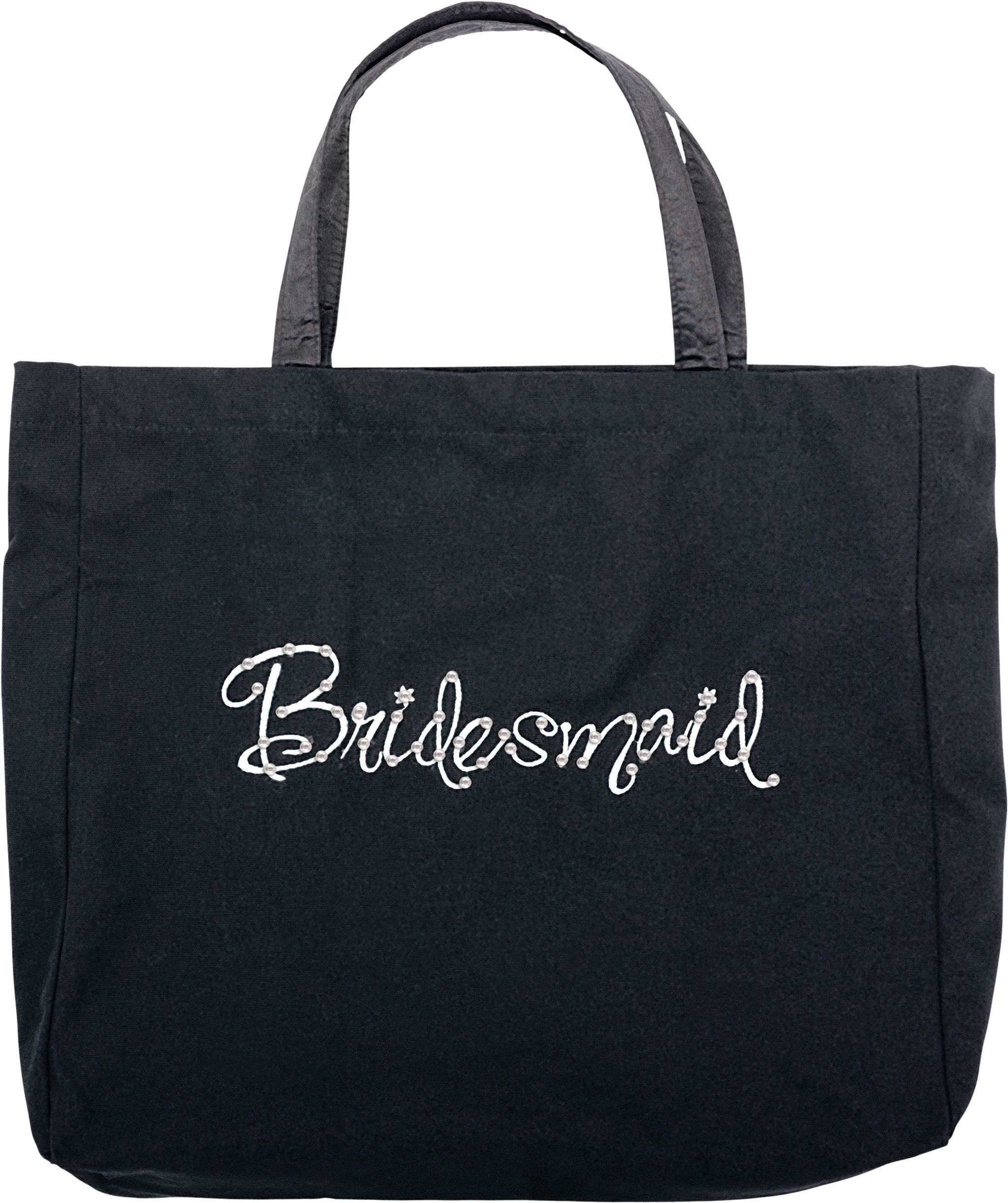 Bridesmaid Tote Bag Front_Flat