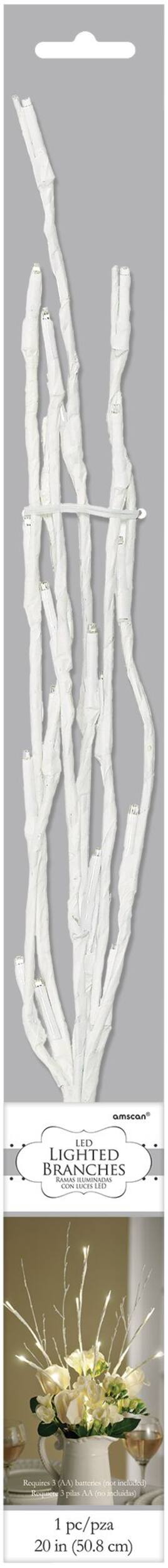 Light-Up White LED Branch Front_Flat