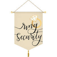 Bannière en toile Ring Security Front_Flat