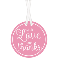 Thank You Favour Tags, 25-pk Front_Flat
