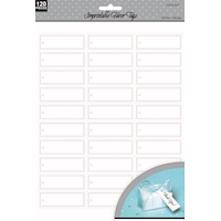 Pearlized Border Printable Favour Tags, 120-pk Front_Flat
