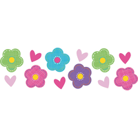 Confettis 1er anniversaire Petite fille Front_Flat