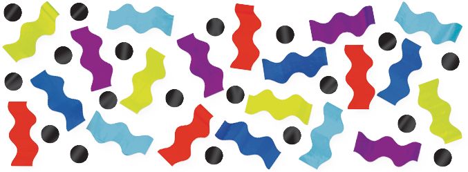 Celebrate 40th Birthday Confetti, 1.2-oz Front_Flat