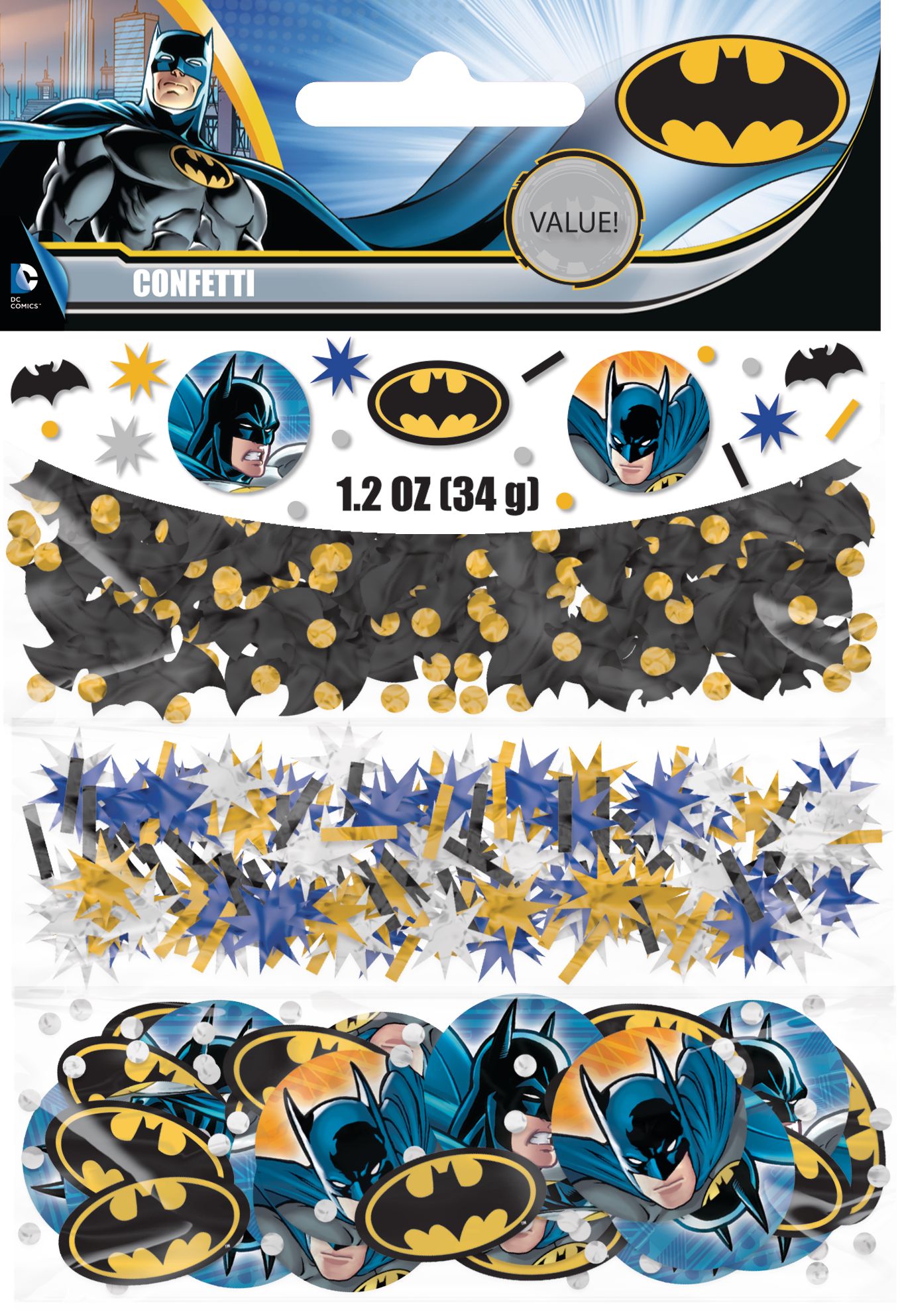 Batman Confetti, 1.2-oz Front_Flat