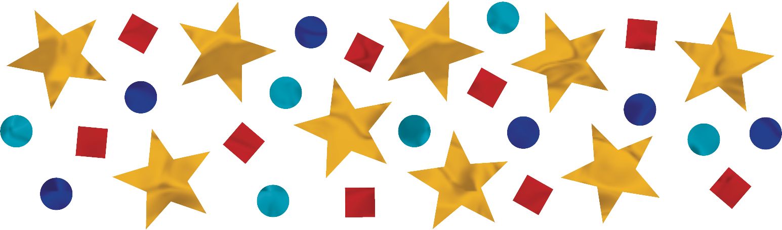Super Mario Birthday Party Confetti Front_Flat