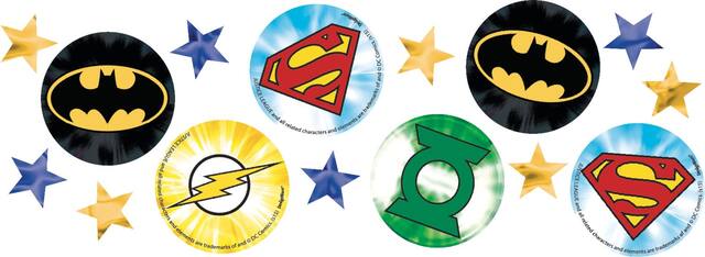 Confettis d'anniversaire La Ligue des Justiciers Front_Flat