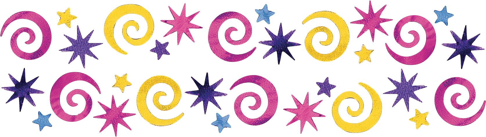 Shimmer and Shine Birthday Party Confetti Front_Flat