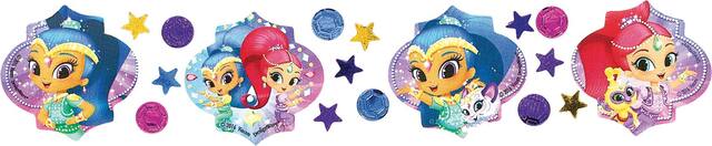 Shimmer and Shine Birthday Party Confetti Front_Flat