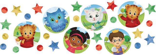Daniel Tiger's Neighborhood Confetti Front_Flat
