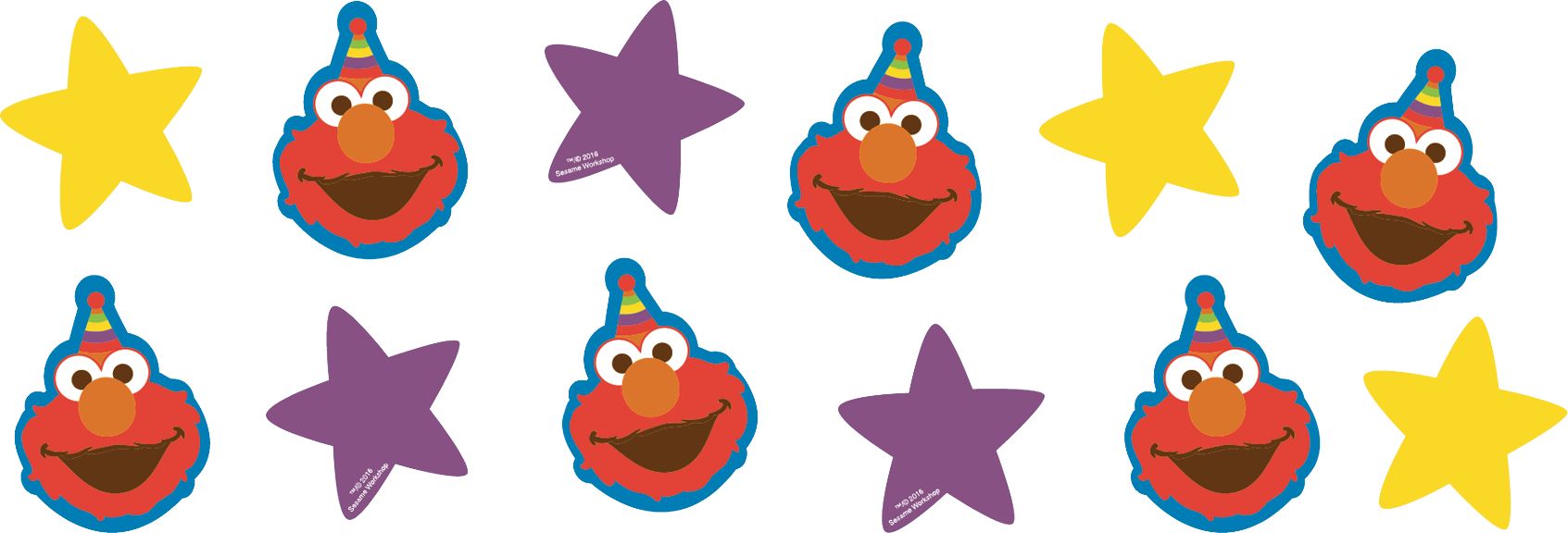 Sesame Street Elmo 1st Birthday Value Confetti Pack Front_Flat