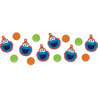 Confettis Sesame Street Elmo 1st Birthday, paquet économique Front_Flat