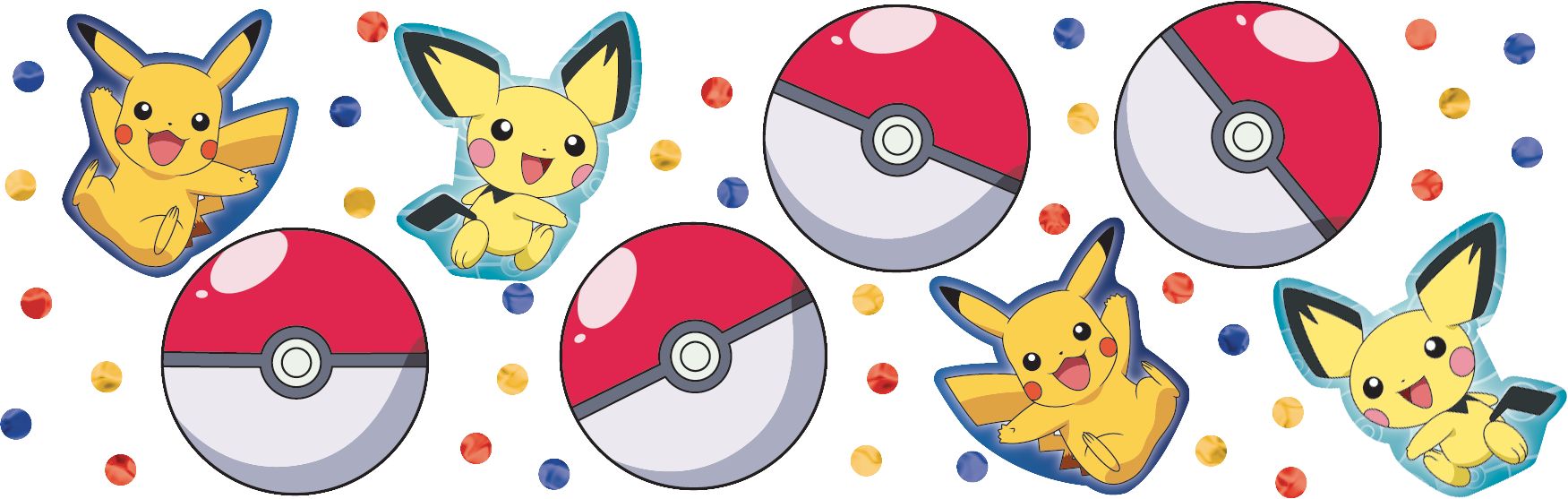 Pokemon Core Birthday Party Confetti Front_Flat