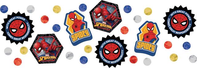 Spider-Man Webbed Wonder Birthday Party Confetti Front_Flat