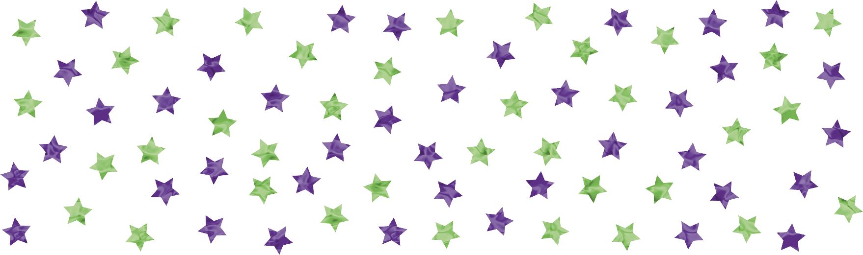 Teenage Mutant Ninja Turtles Stars & Swirls Confetti Table Scatter Decoration, Purple/Green, 1.2-oz, for Birthday Party Front_Flat