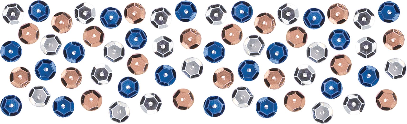 Navy Love "Better Together" Heart & Diamond Ring Confetti Table Scatter Decoration, Navy/Rose Gold, 1.2-oz, for Wedding/Engagement Front_Flat