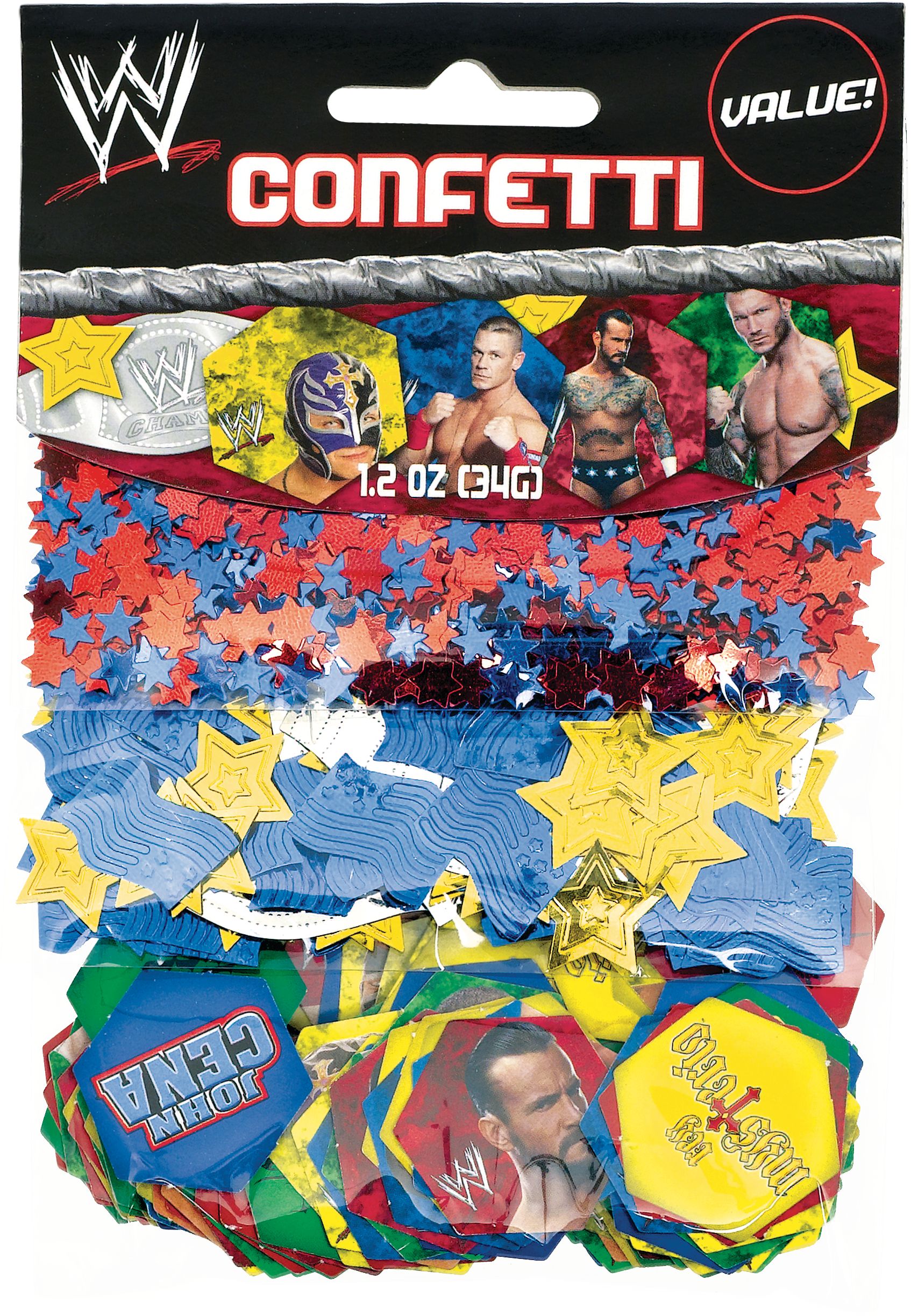 WWE Confetti, 1.2-oz Front_Flat