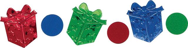 Multi-Colour Metallic Foil Birthday Party Confetti Front_Flat