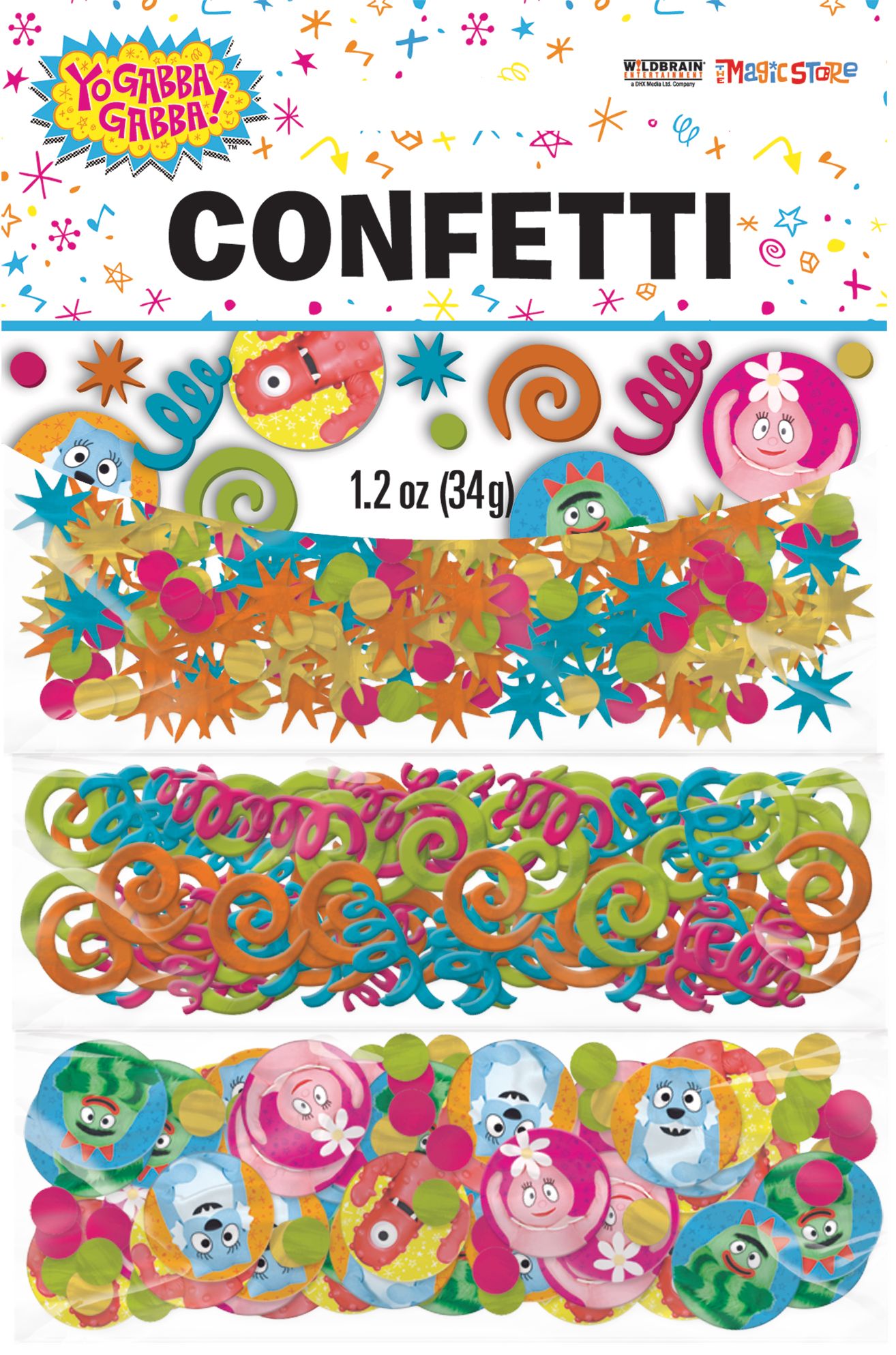 Yo Gabba Confetti, 1.2-oz Front_Flat