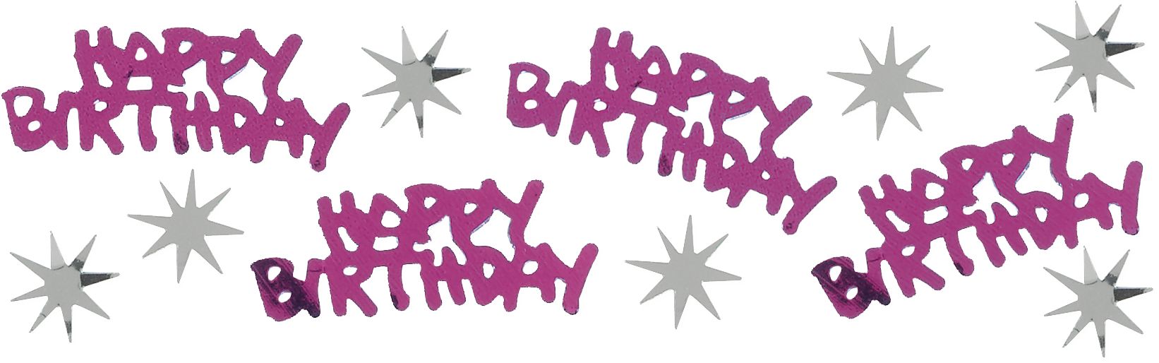 The Party Continues 40th Birthday Confetti Front_Flat