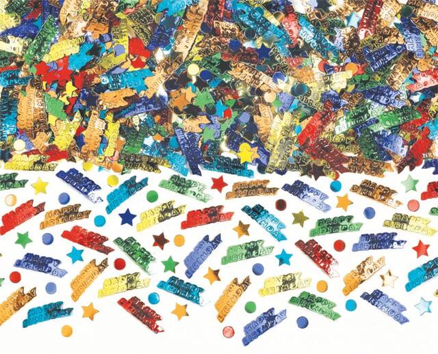 Happy Birthday Confetti, 2.5-oz Composite_or_Mixed